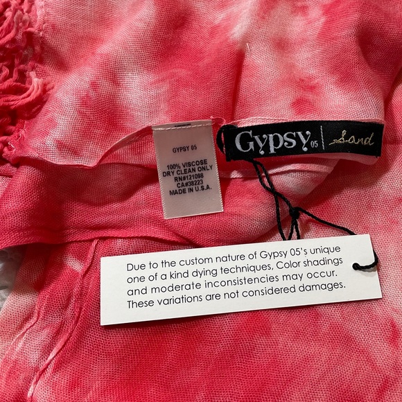 Gypsy 05 Tie Dye Sarong/Scarf - Picture 5 of 8